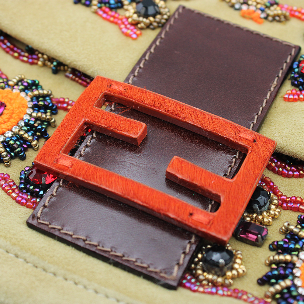 マンマバケット ズッカ柄 ビーズ ハンドバッグ ワン ショルダーバッグ