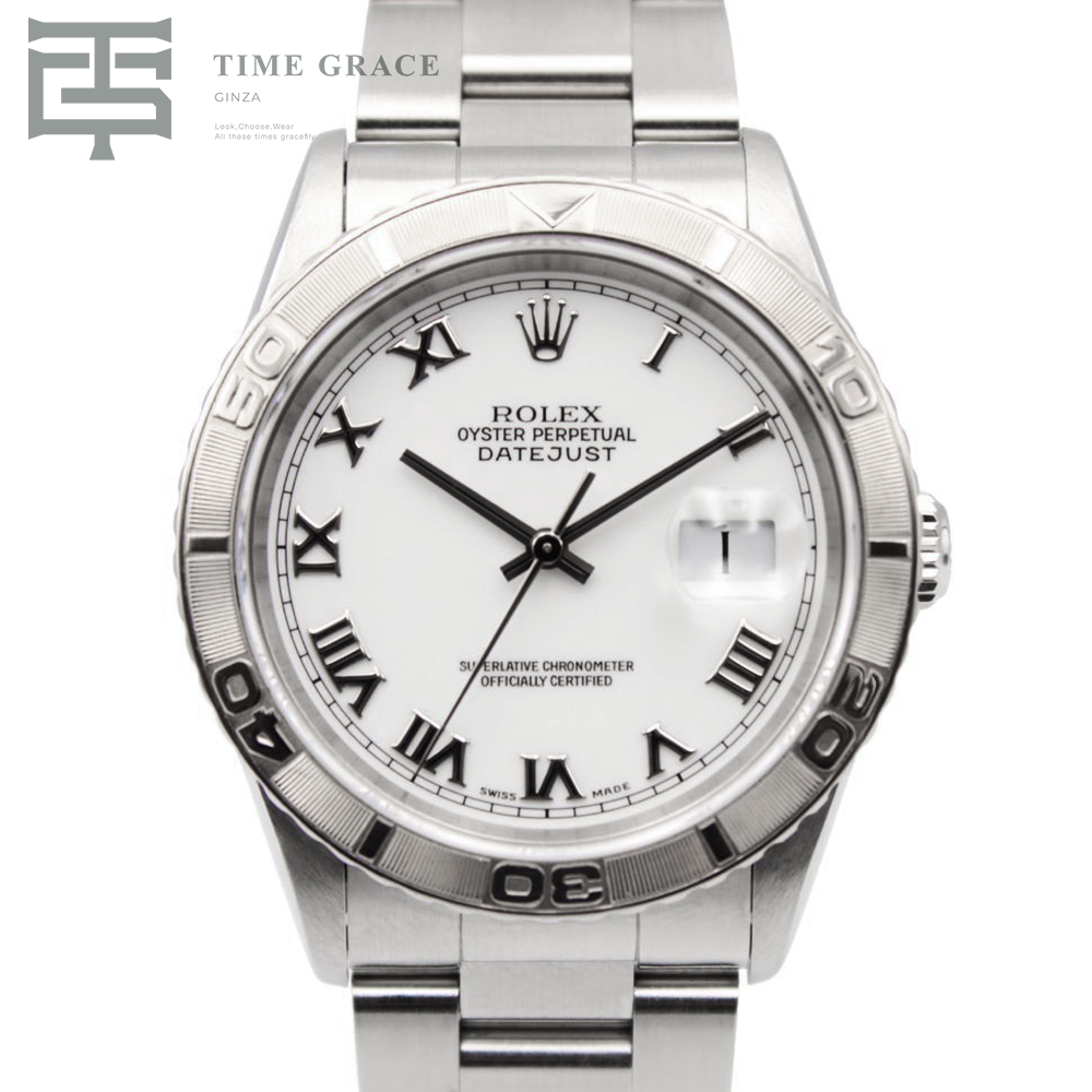 デイトジャスト サンダーバード 16264 ホワイト オイスターブレス