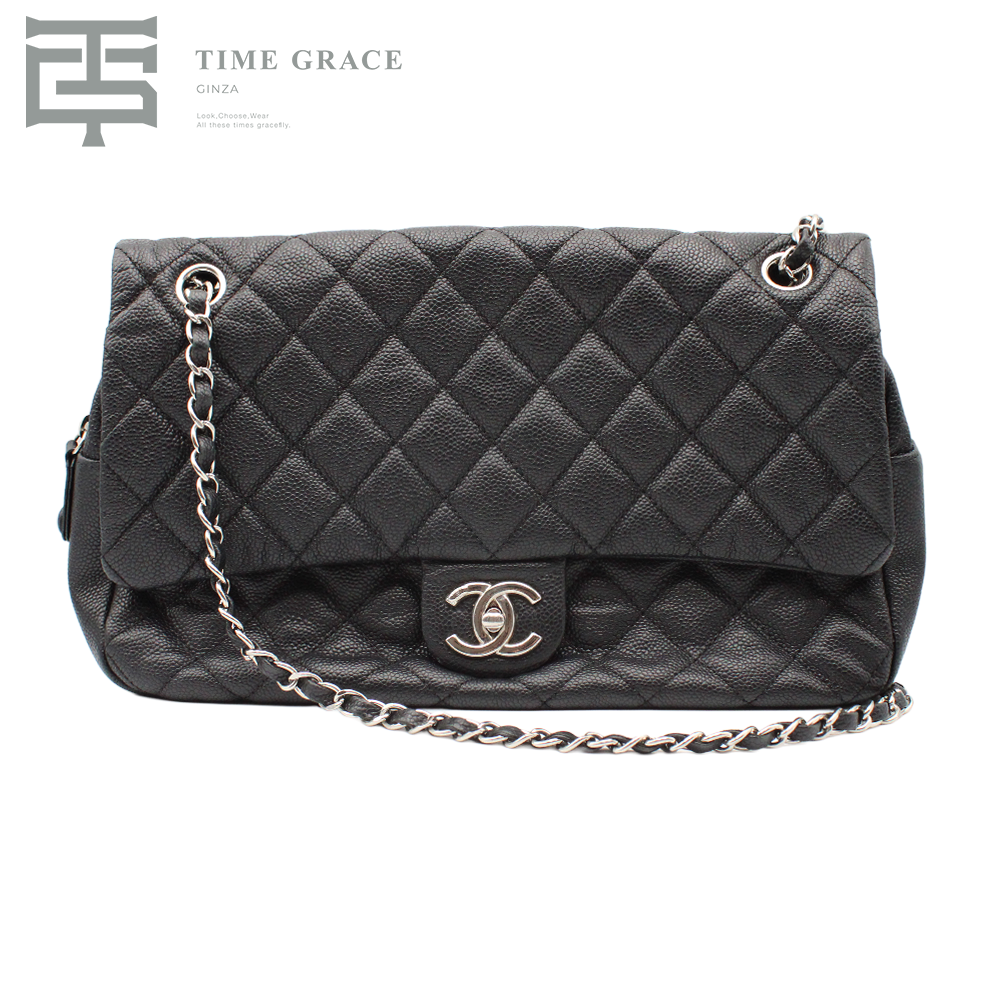 マトラッセ30 キャビアスキン シングルチェーンショルダー