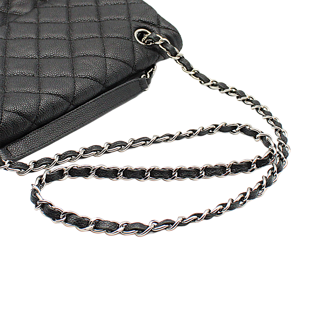 マトラッセ30 キャビアスキン シングルチェーンショルダー