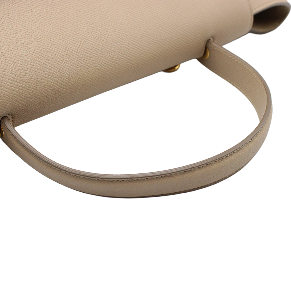 セリーヌ ベルトバッグ マイクロ ライトトープ カーフレザー