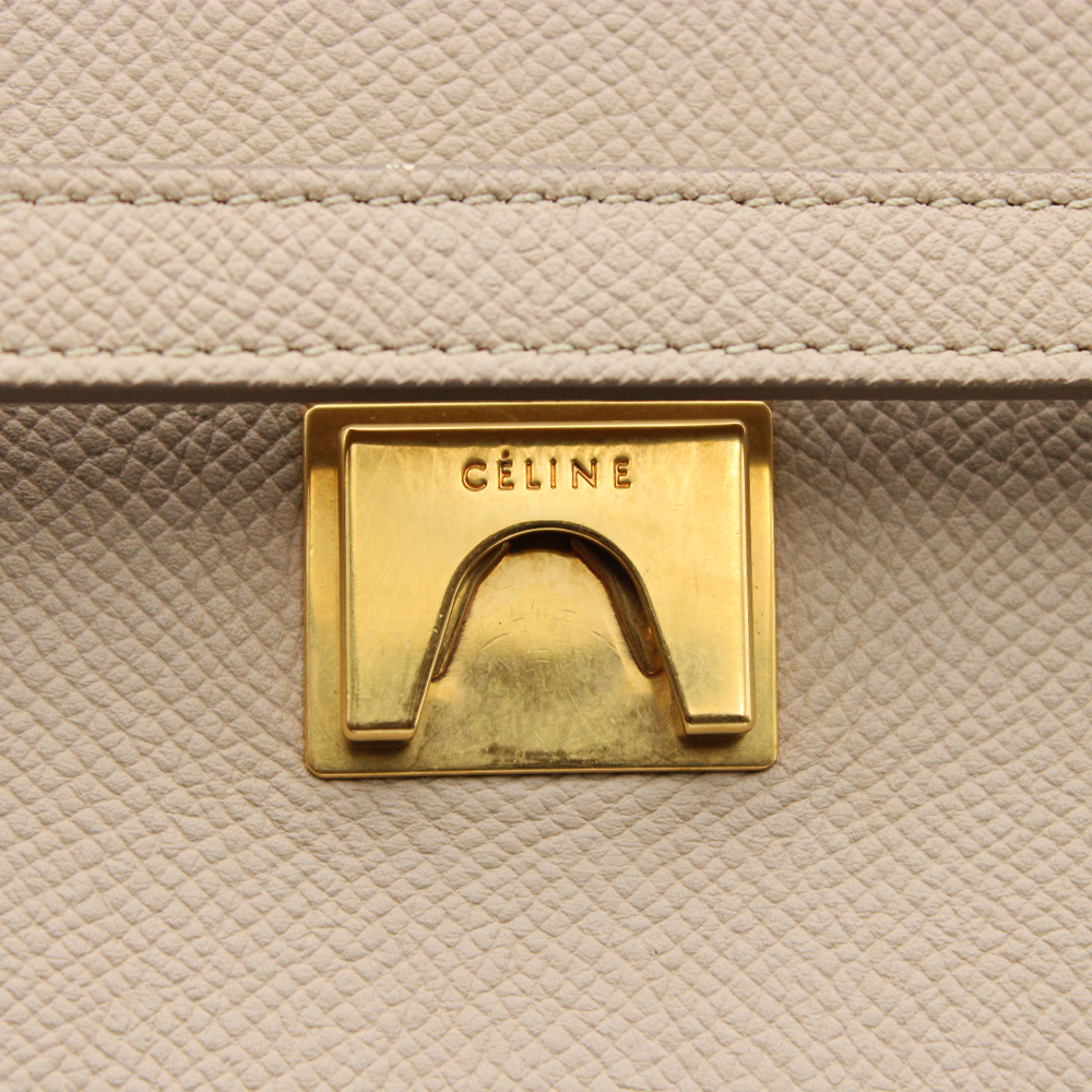 セリーヌ ベルトバッグ マイクロ ライトトープ カーフレザー