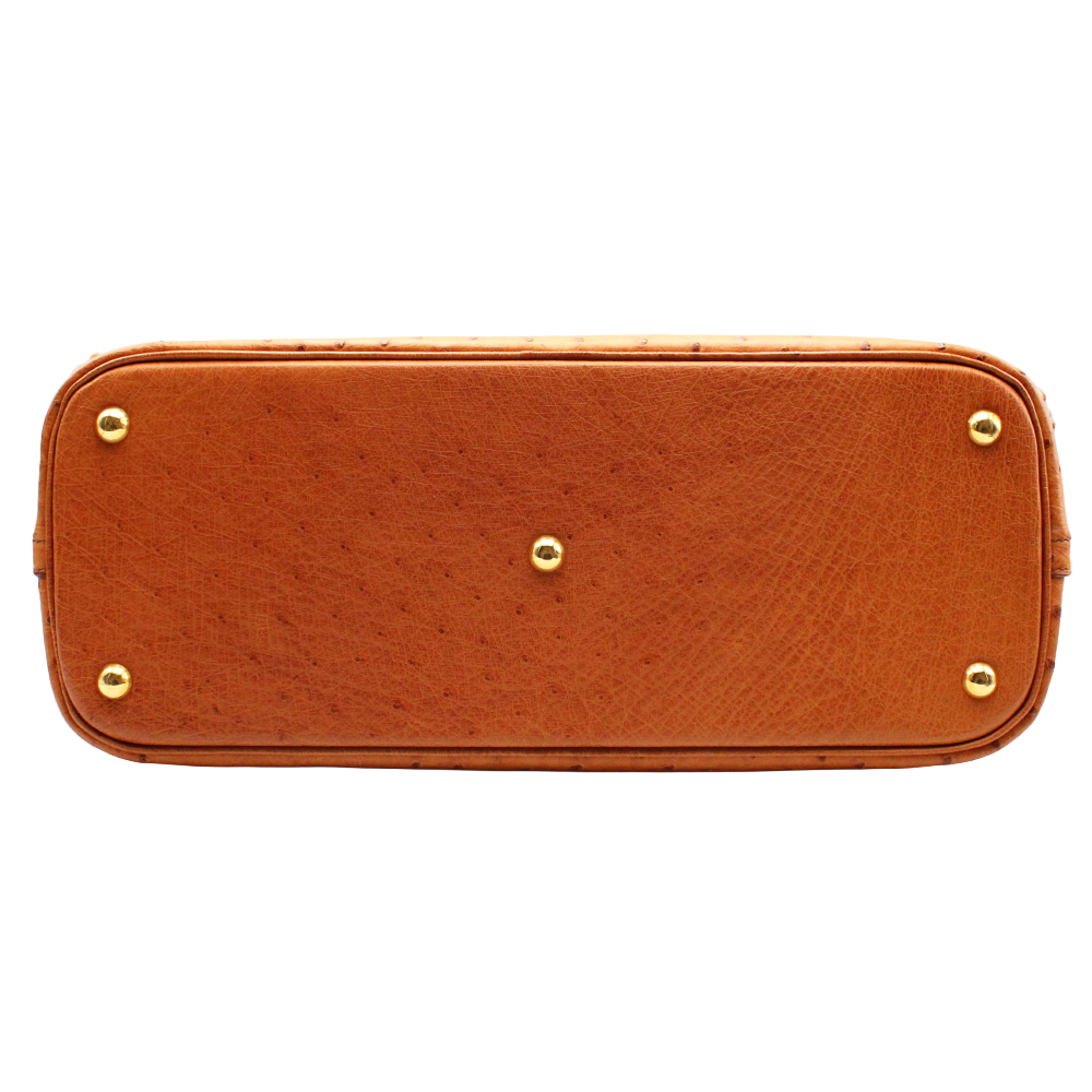 ボリード35 オーストリッチ エトリュスク ゴールド金具 2WAYバッグ