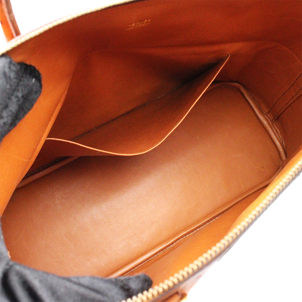 ボリード35 オーストリッチ エトリュスク ゴールド金具 2WAYバッグ