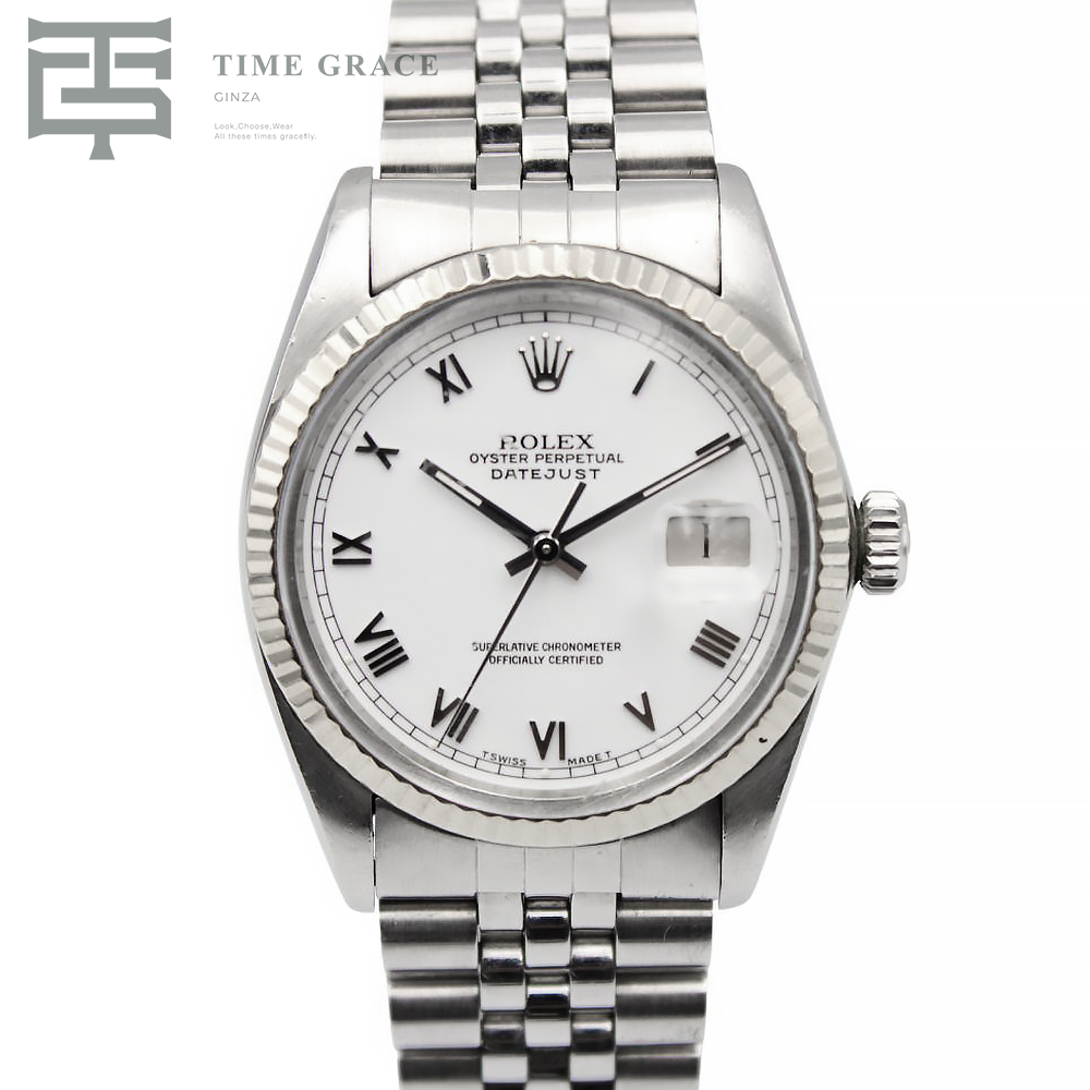 デイトジャスト36 16014 ホワイト ジュビリーブレス