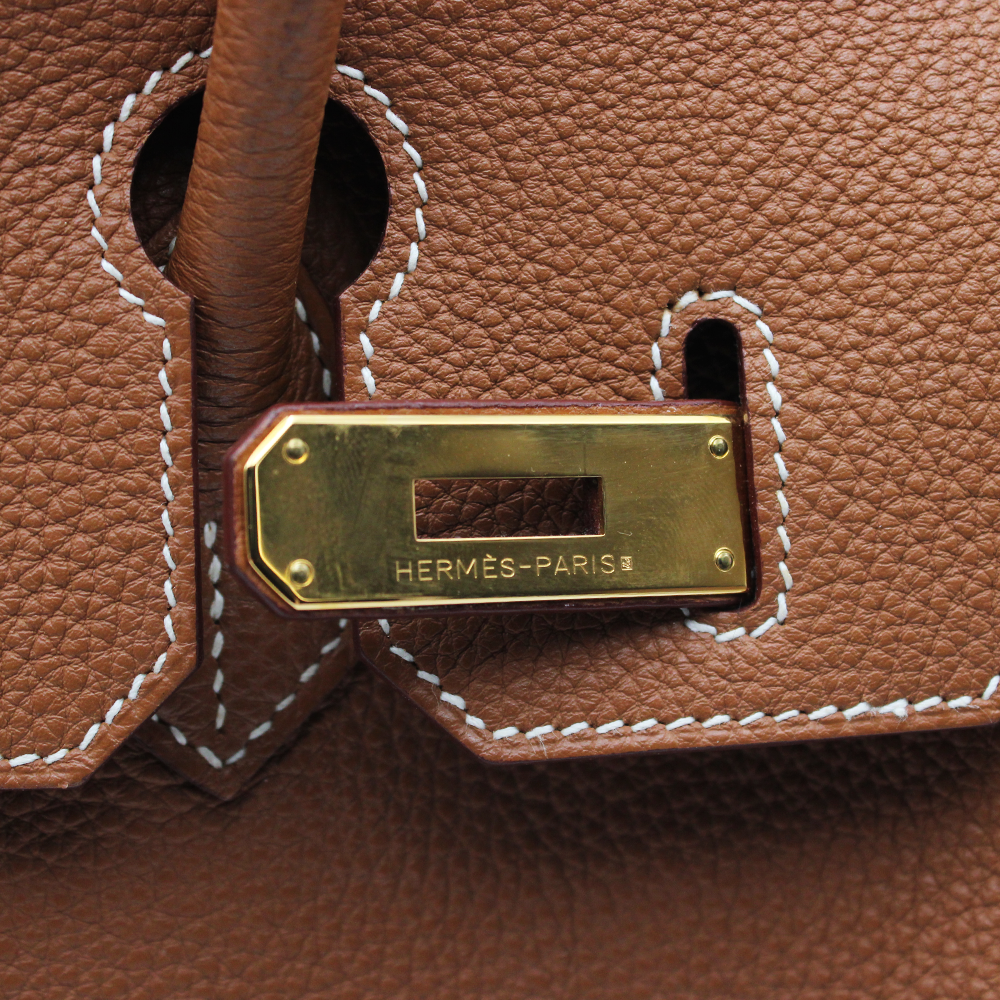 HERMES エルメス バーキン トゴ ゴールド金具 ハンドバッグ