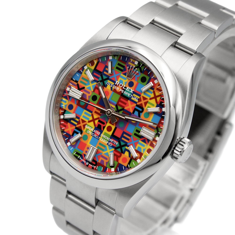 ロレックス 126000 オイスター パーペチュアル 36 ジュビリーモチーフ マルチカラー