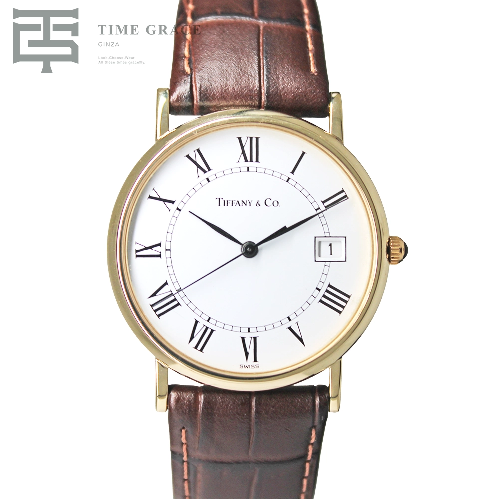ラウンドローマン K14KYG Tiffany&Co.