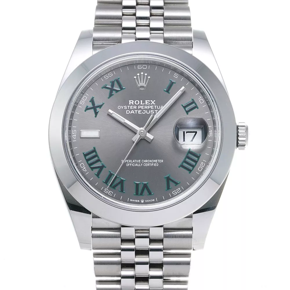 デイトジャスト 126300 グレー ローマン ジュビリーブレス
