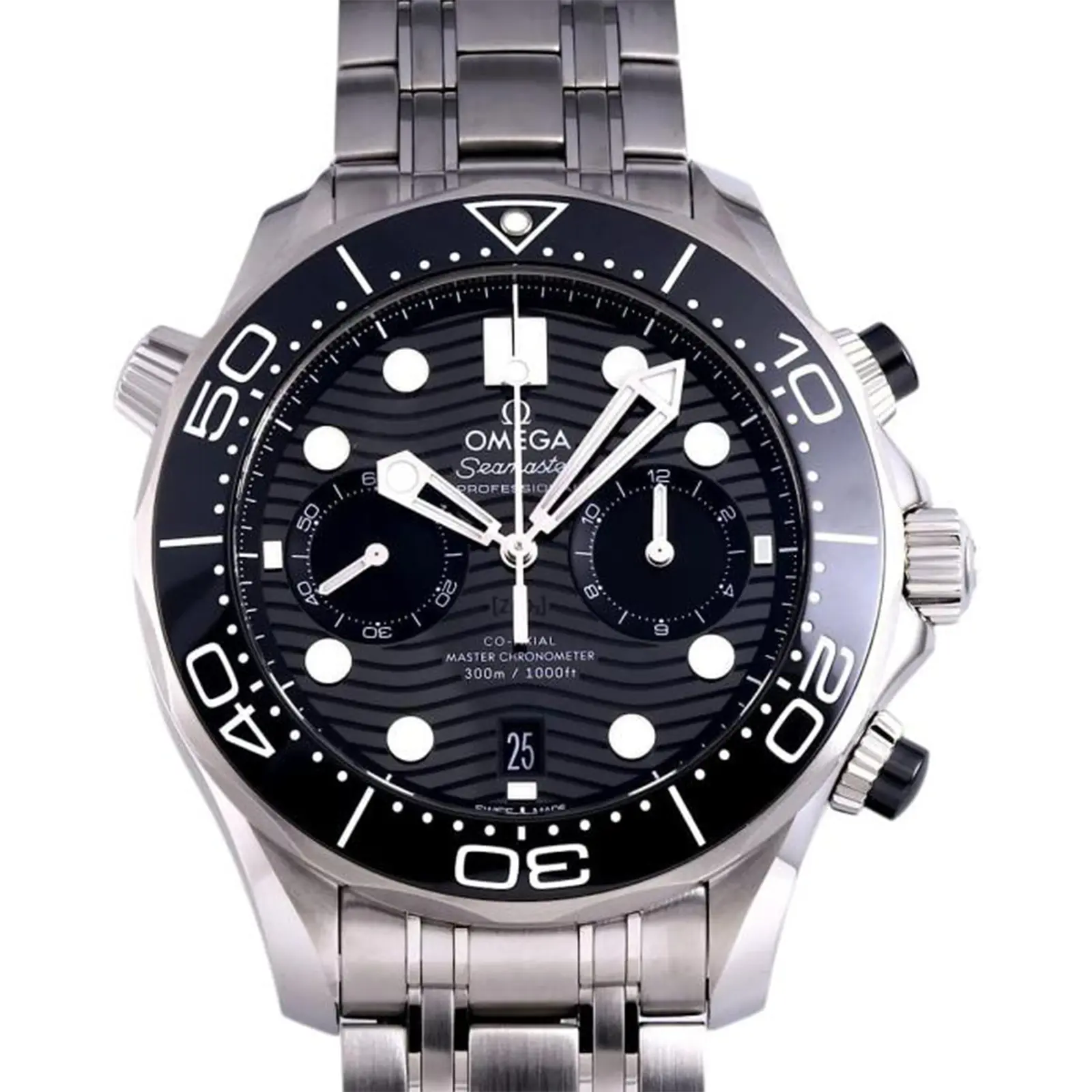 シーマスター ダイバー 300M コーアクシャル マスター クロノメーター クロノグラフ 44MM 210.30.44.51.01.001