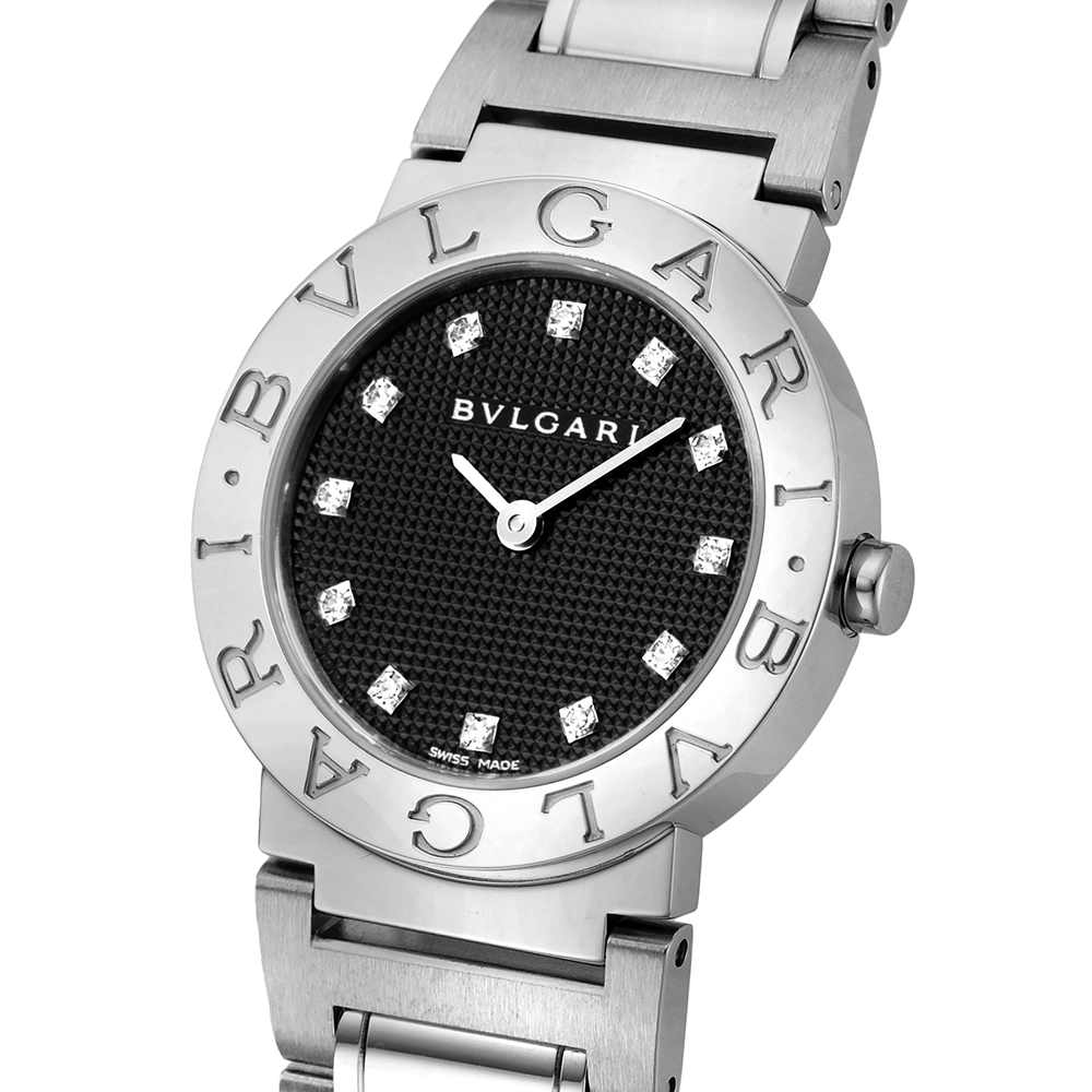 【BB23SL】BVLGARI ’ブルガリ 時計’ 12Pダイヤモンド☆極美品☆愛知県公安委員会の元