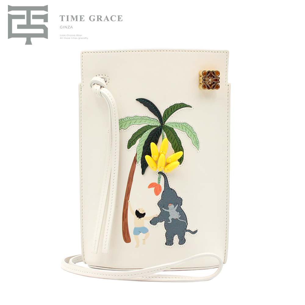 LOEWE×Suna Fujita ショルダーバッグ ホワイト