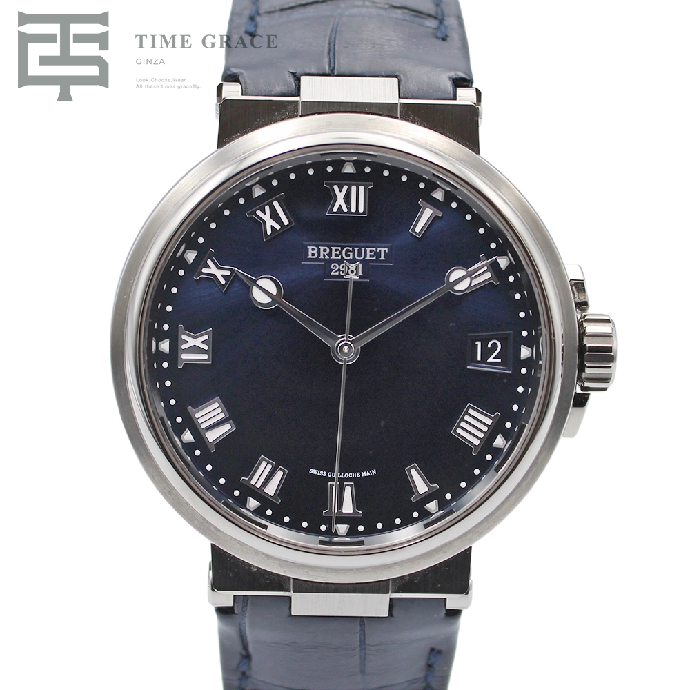 マリーン 5517TI/Y1/9ZU ブルー文字盤