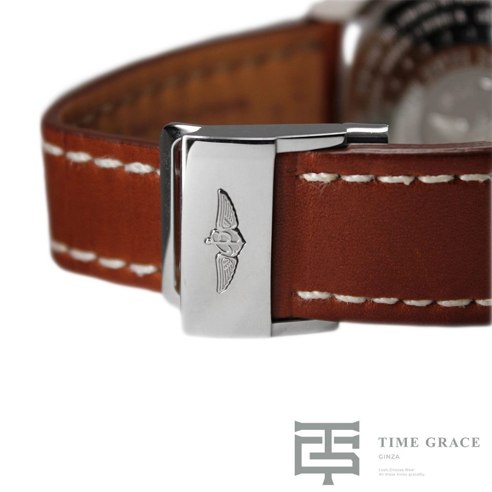 ナビタイマー ワールド A242B26WBD ブラウンレザーベルト