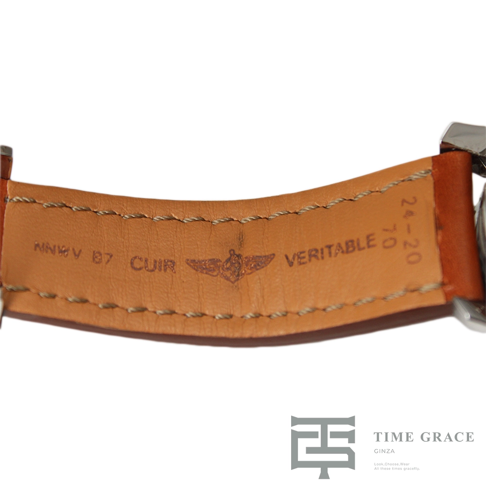 ナビタイマー ワールド A242B26WBD ブラウンレザーベルト