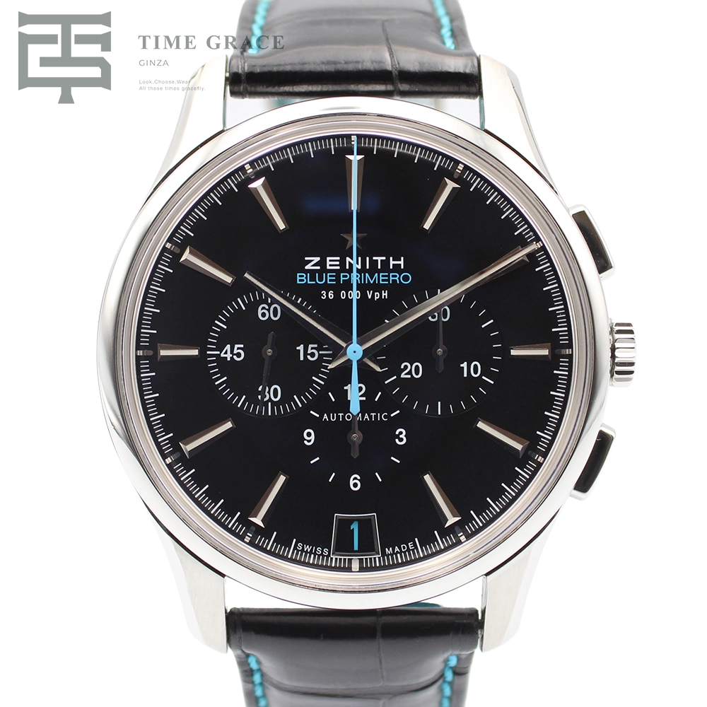 キャプテン 36000VpH ブルー・プリメロ リミテッド 03.2119.400/22.C720 ブラック