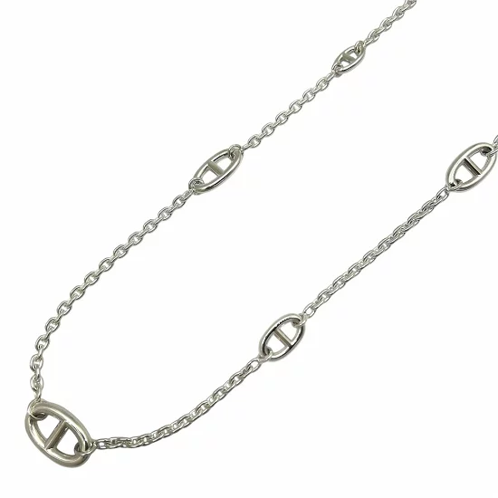 エルメス シェーヌ・ダンクル ファランドール ロング ネックレス 80