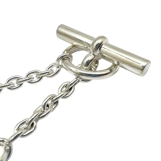 エルメス シェーヌ・ダンクル ファランドール ロング ネックレス 80