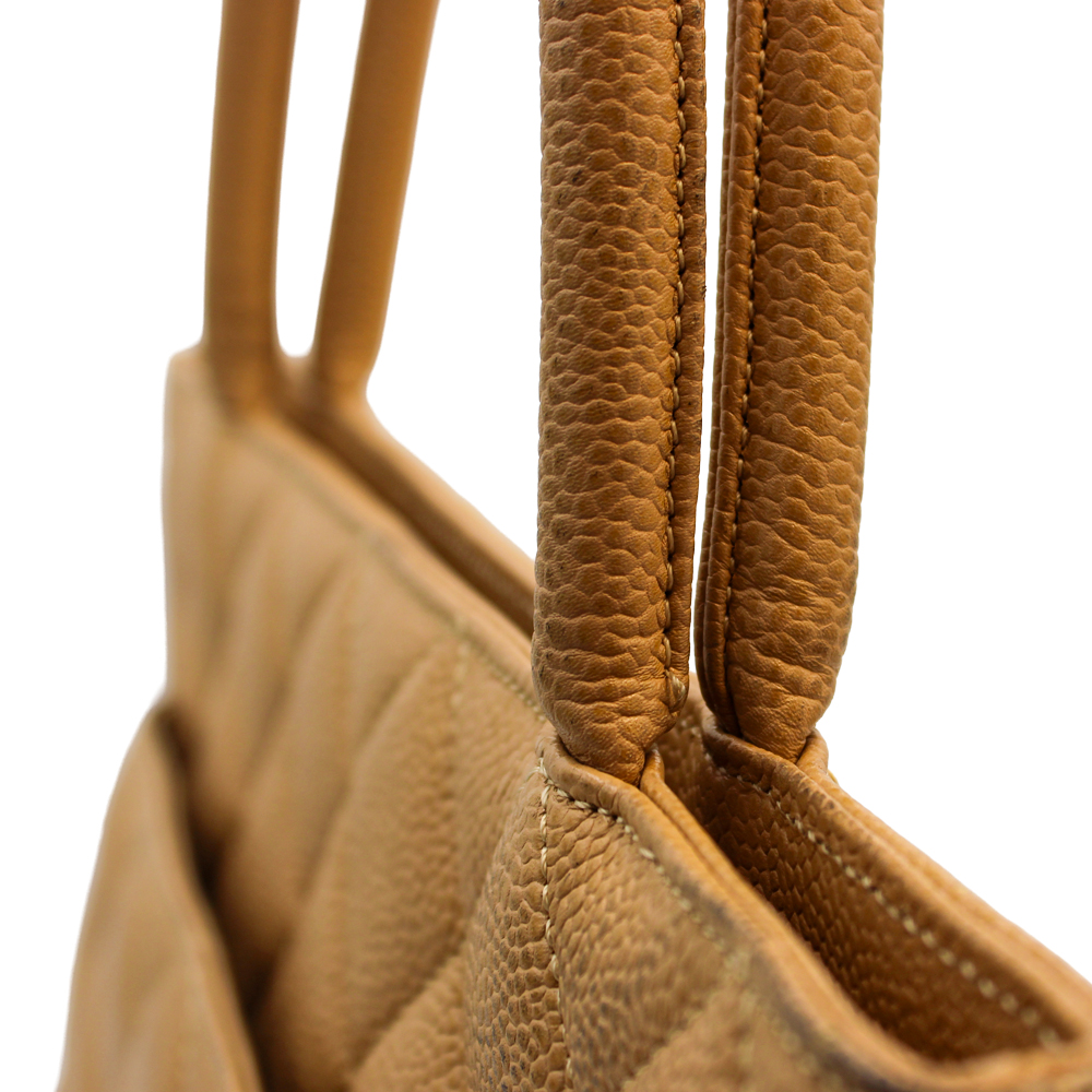 キャビアスキントートベージュ