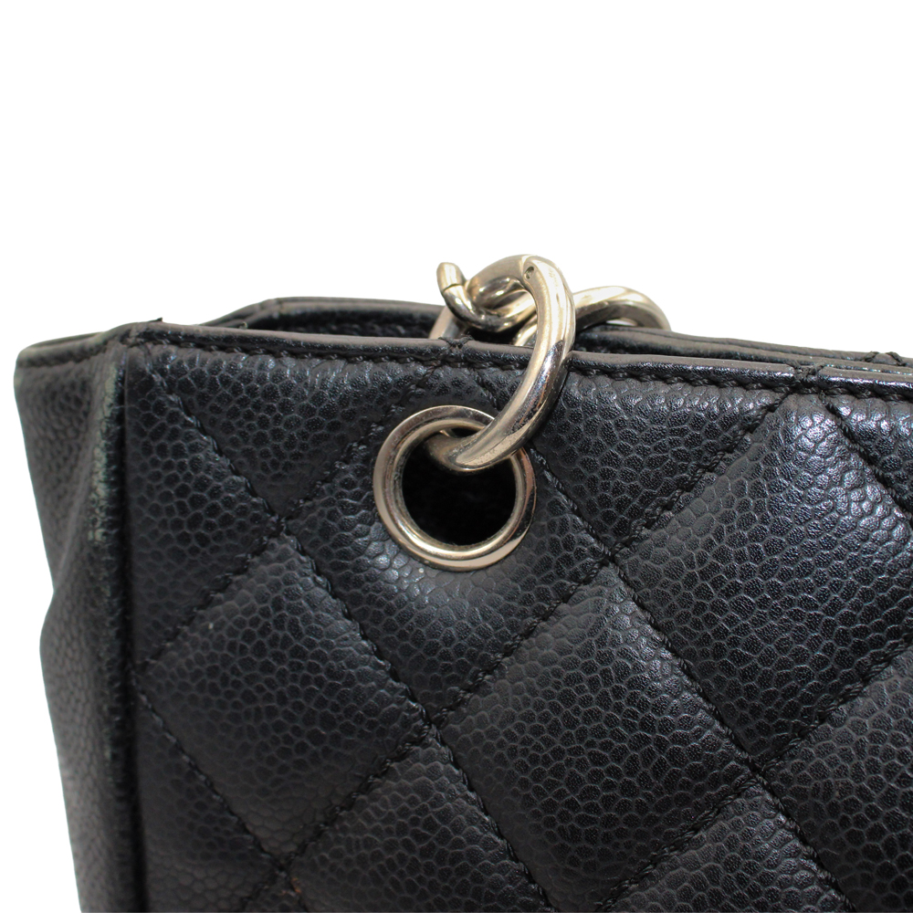 PTSチェーントート　キャビアスキン ブラック