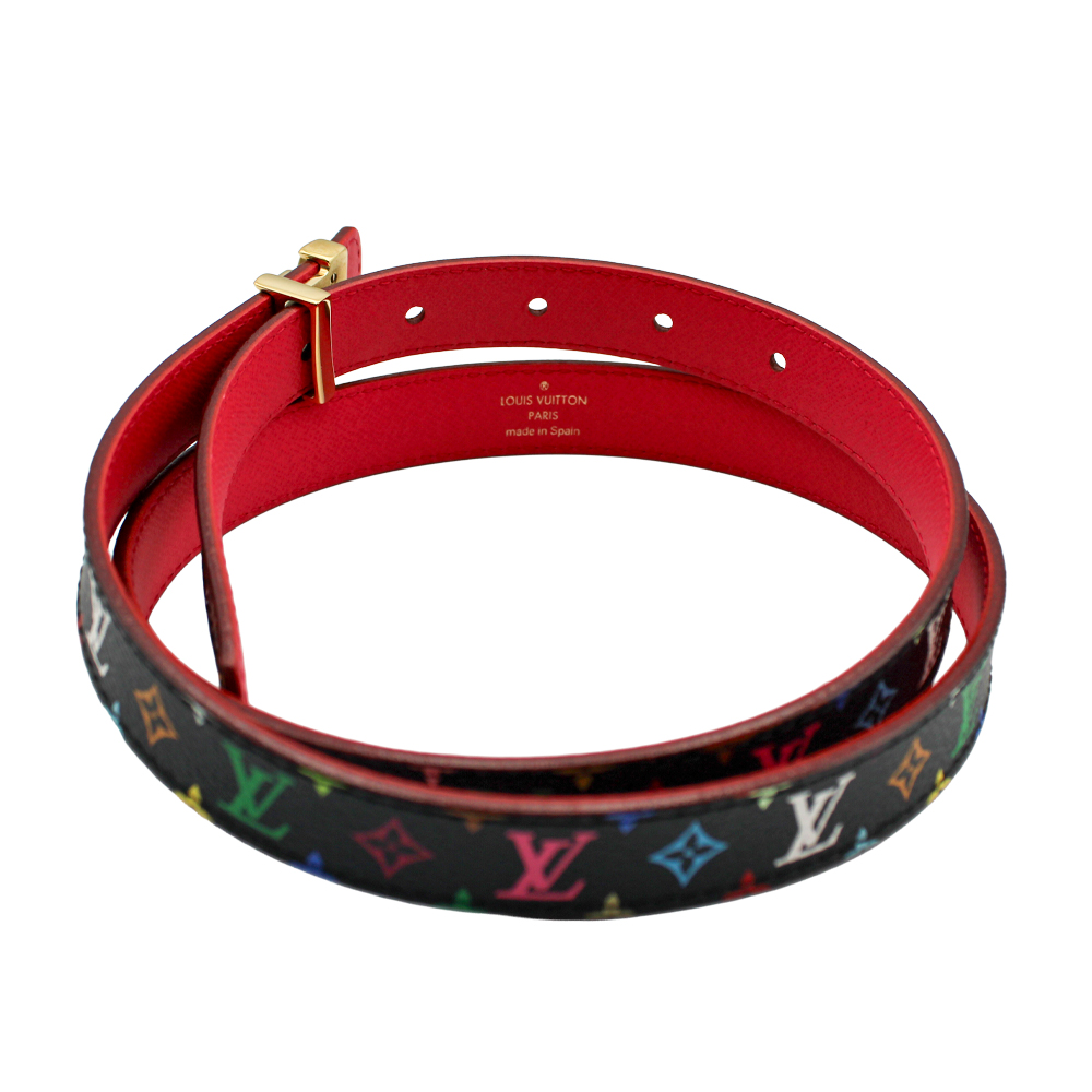 サンチュール モノグラム・マルチカラー　ミニベルト　85cm/2cm