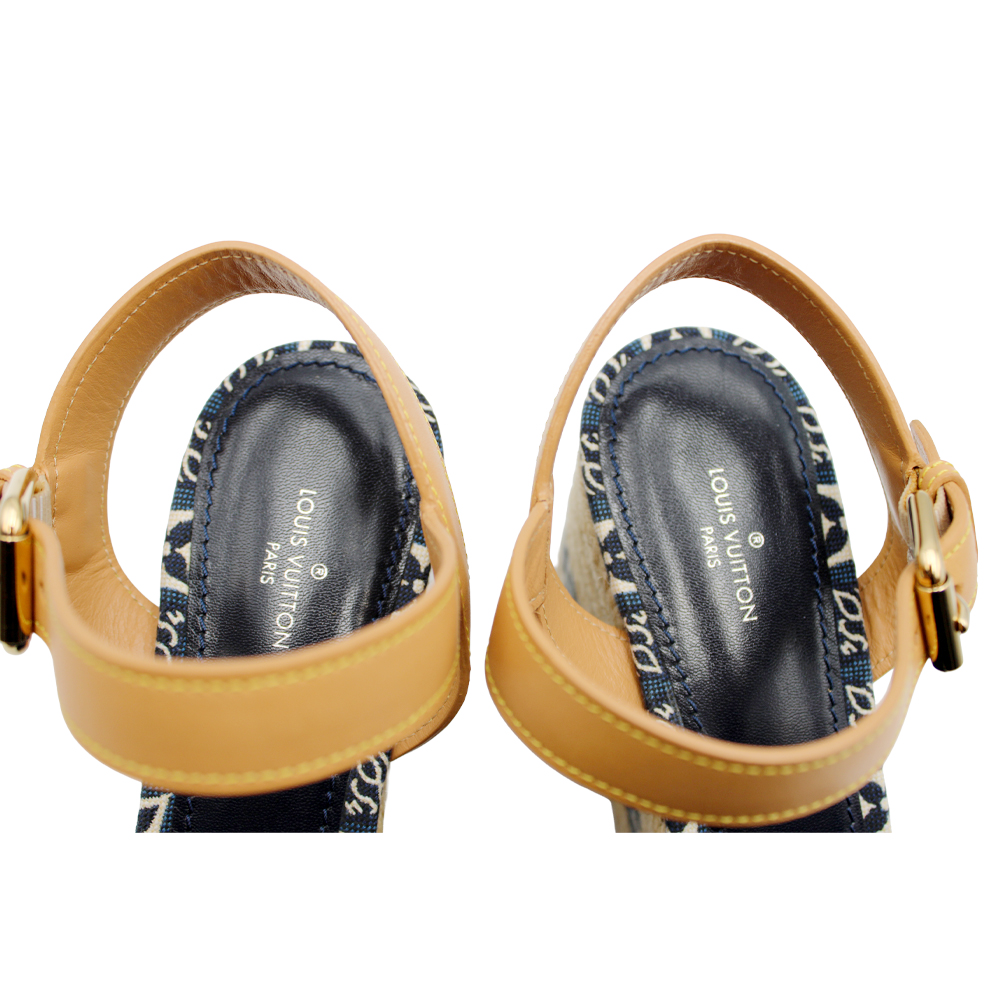 モノグラム・ジャカード1854　デニム　38