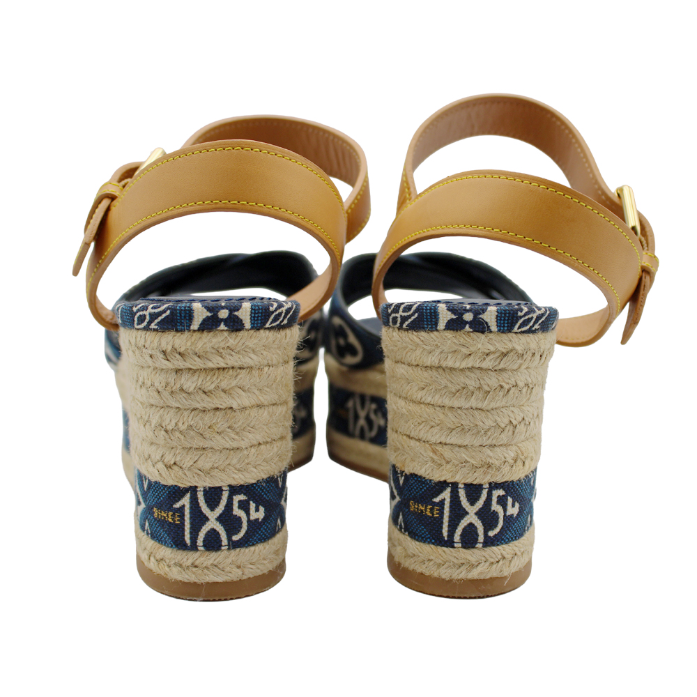 モノグラム・ジャカード1854　デニム　38