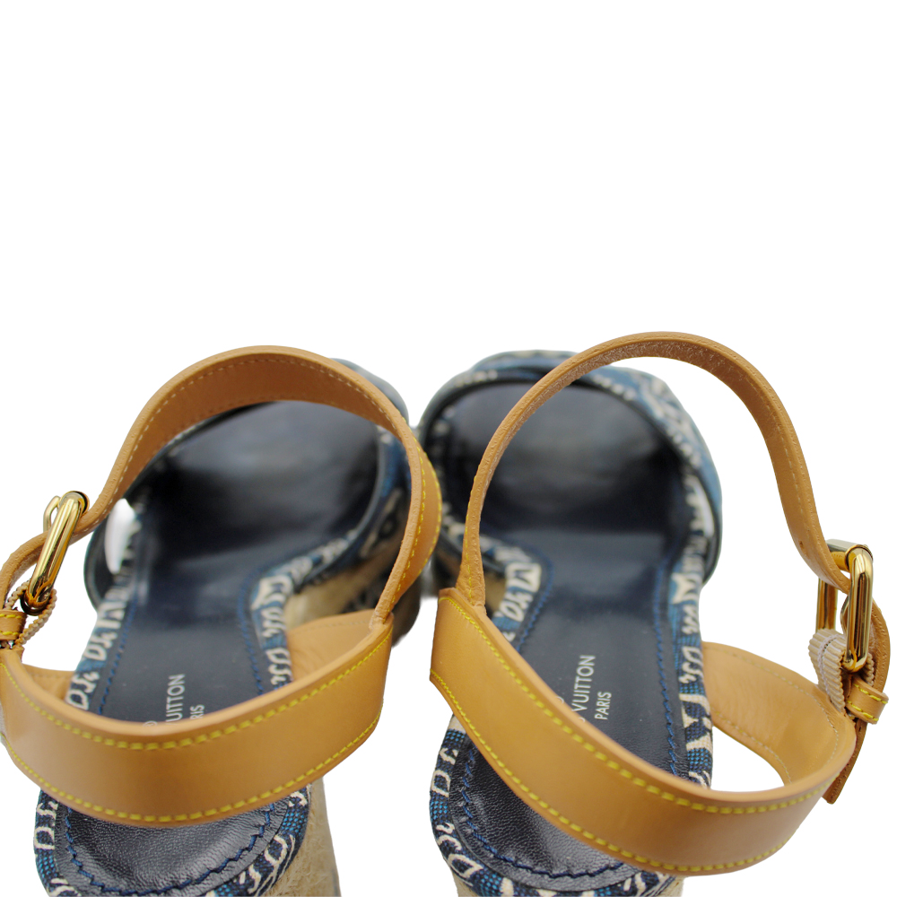 モノグラム・ジャカード1854　デニム　38