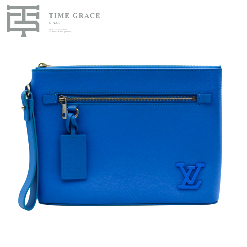 アエログラムレザー テイクオフ・ポーチ クラッチバッグ　クラッチバッグ