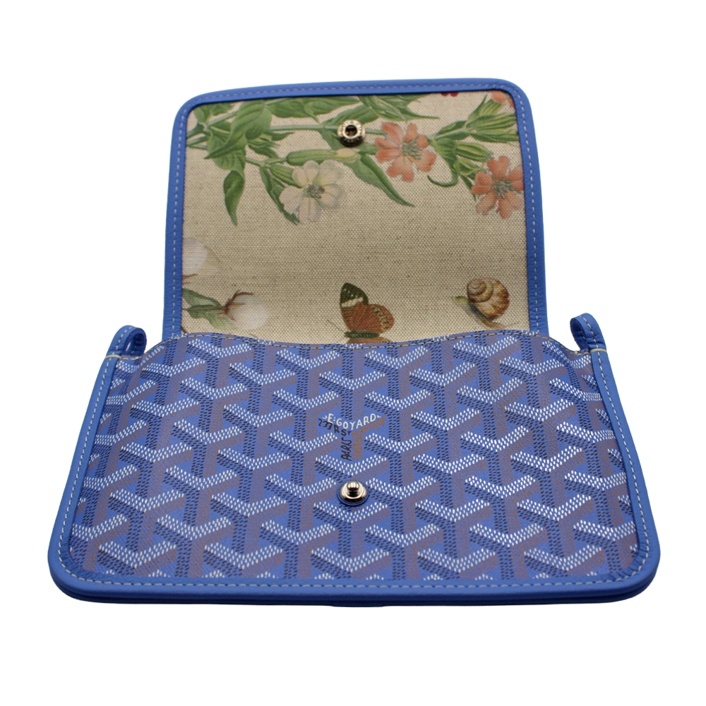 プリュメ ポーチウォレット スカイブルー