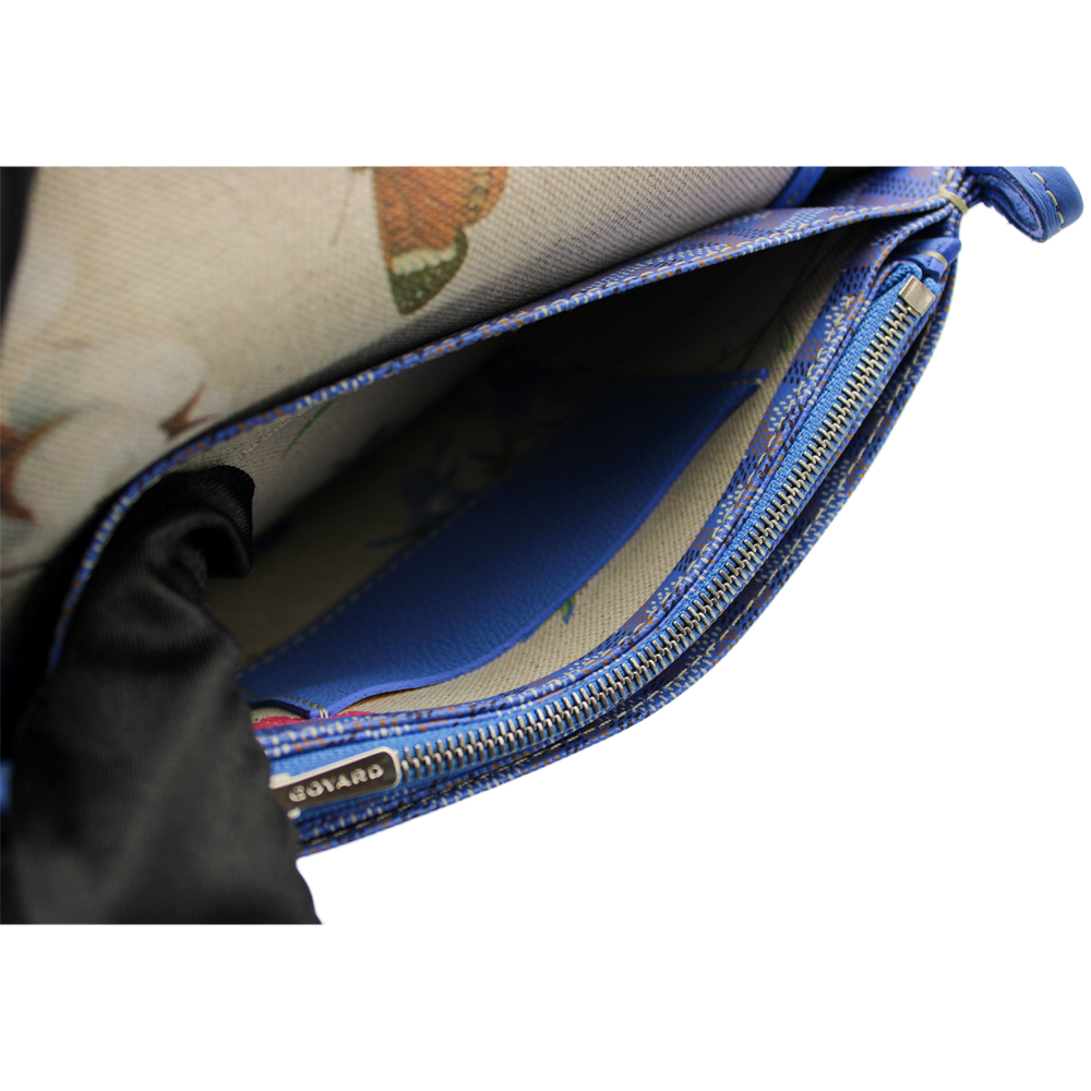 プリュメ ポーチウォレット スカイブルー