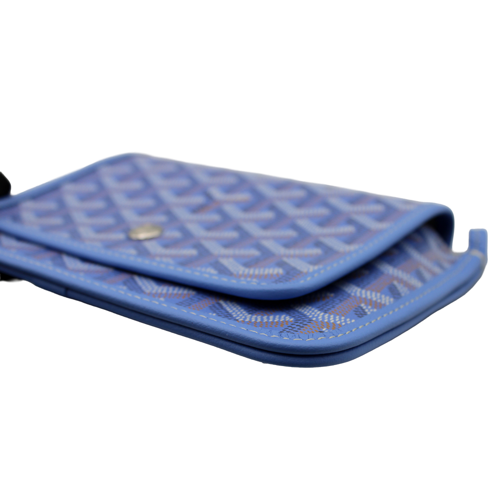 プリュメ ポーチウォレット スカイブルー