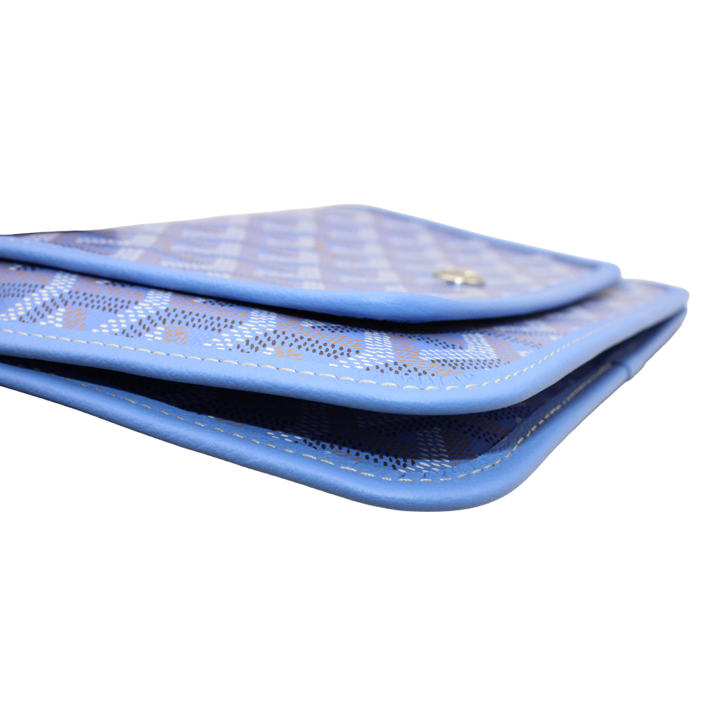 プリュメ ポーチウォレット スカイブルー