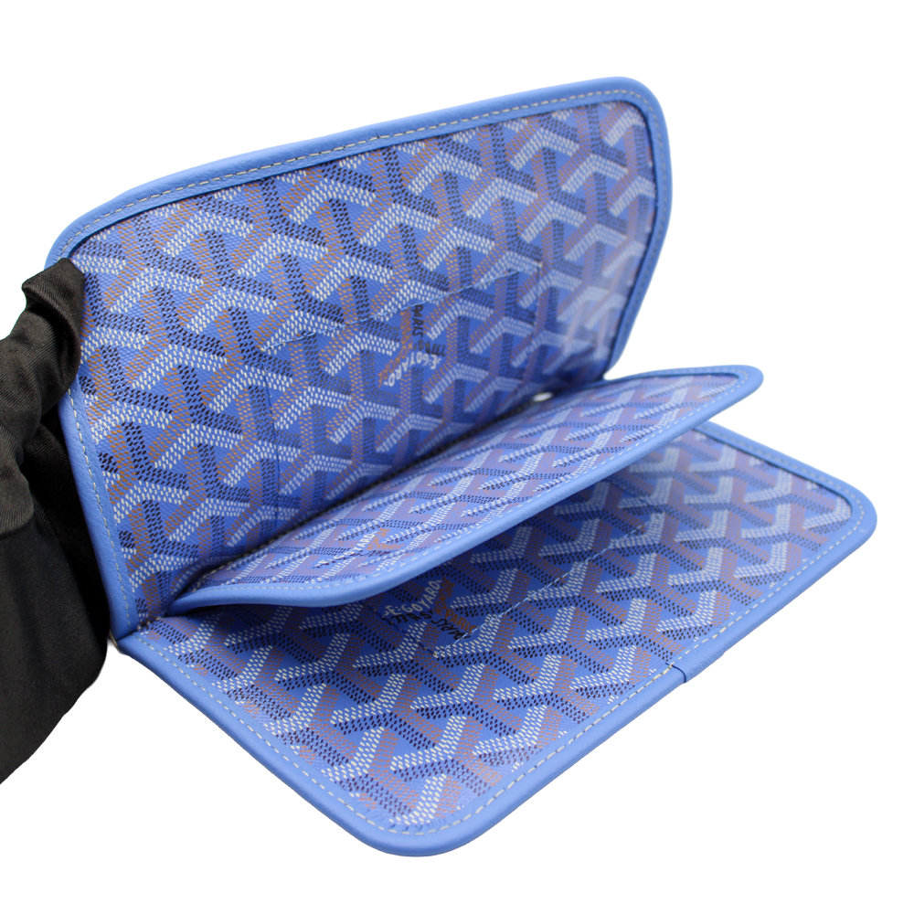 プリュメ ポーチウォレット スカイブルー