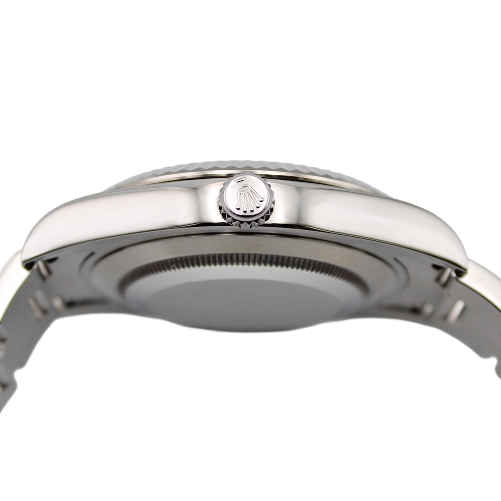 デイトジャスト41 116334G シルバー オイスターブレス 10Pダイヤ