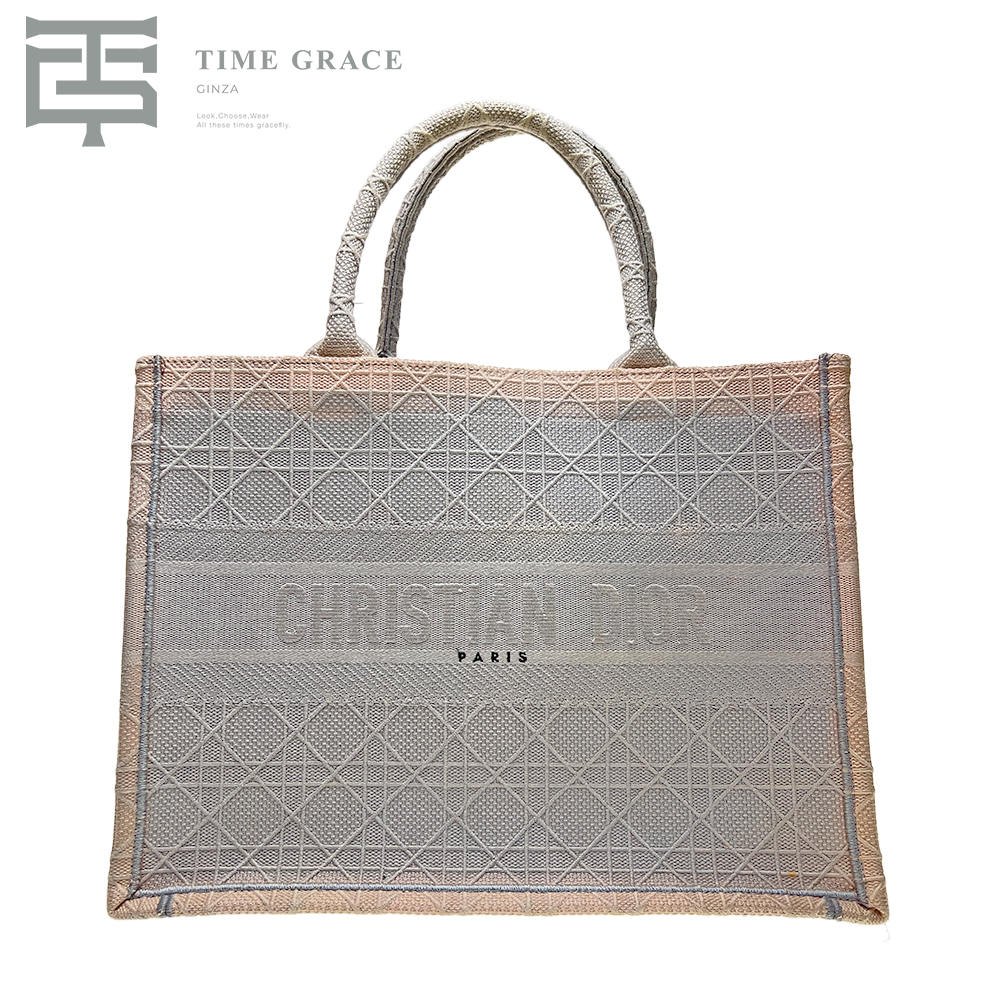 ブックトート ミディアム キャンバス グレー