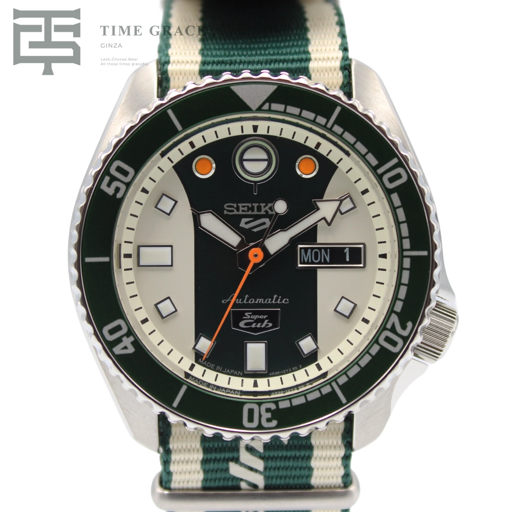 セイコー5 スポーツ スーパーカブ コラボレーション限定モデル SBSA181
