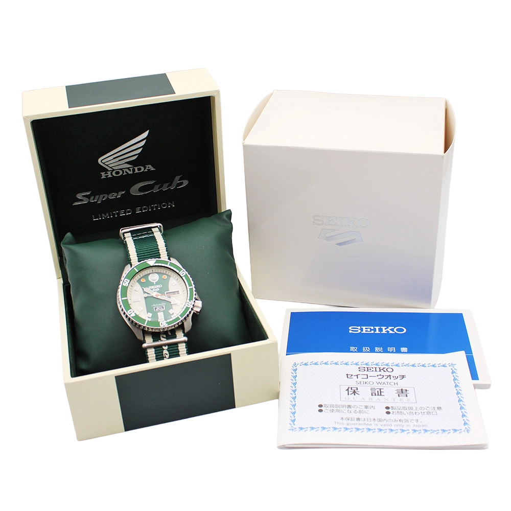 セイコー5 スポーツ スーパーカブ コラボレーション限定モデル SBSA181