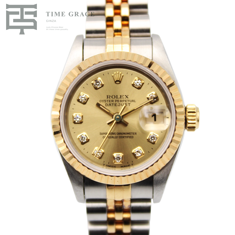 デイトジャスト26 69173G X番 シャンパン ジュビリーブレス