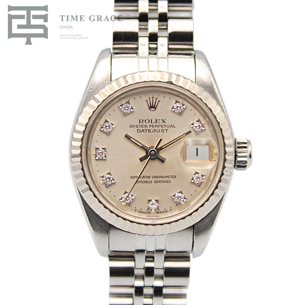 デイトジャスト26 69174G X番 シルバー ジュビリーブレス