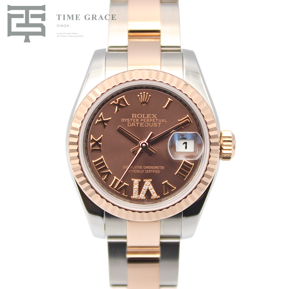 デイトジャスト26 179171 チョコレート オイスターブレス