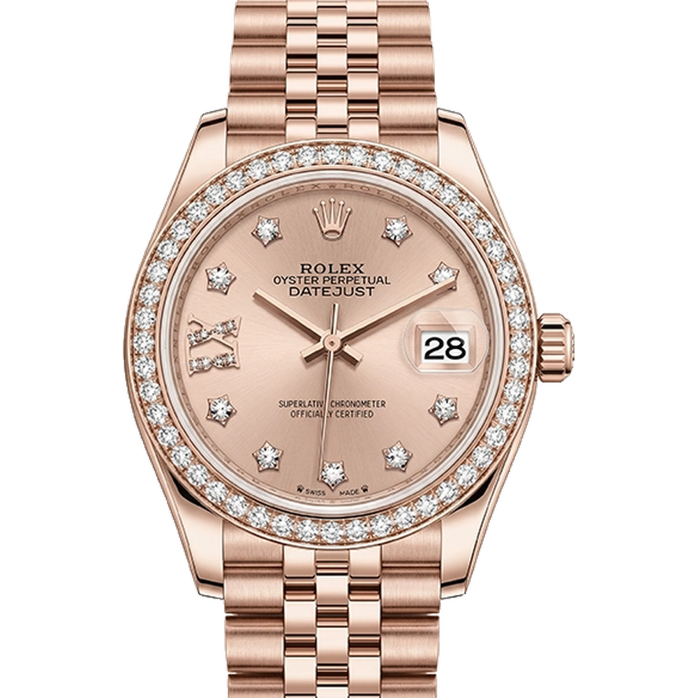 レディ デイトジャスト 28 279135RBR ロゼカラー 9P/IXダイヤ ジュビリーブレス