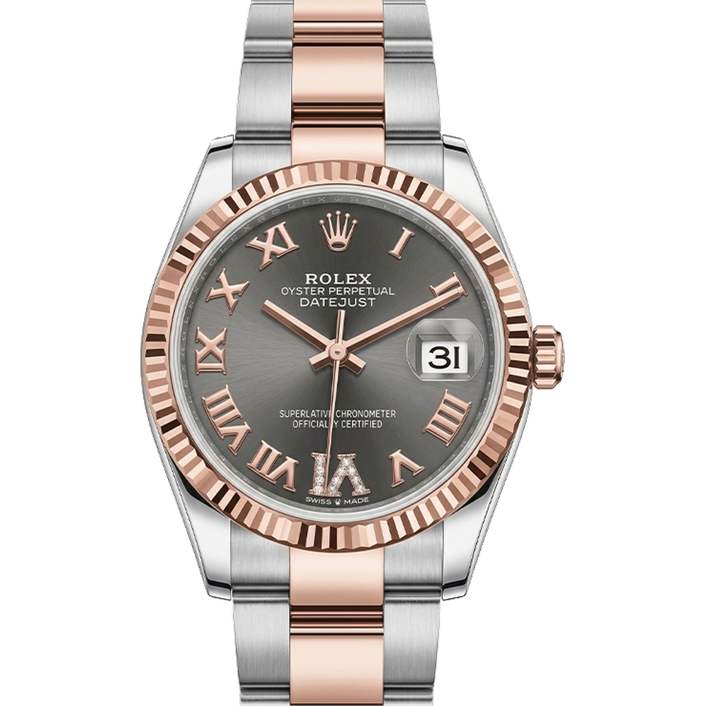 デイトジャスト 31 278271 スレート ローマン VIダイヤ オイスターブレス