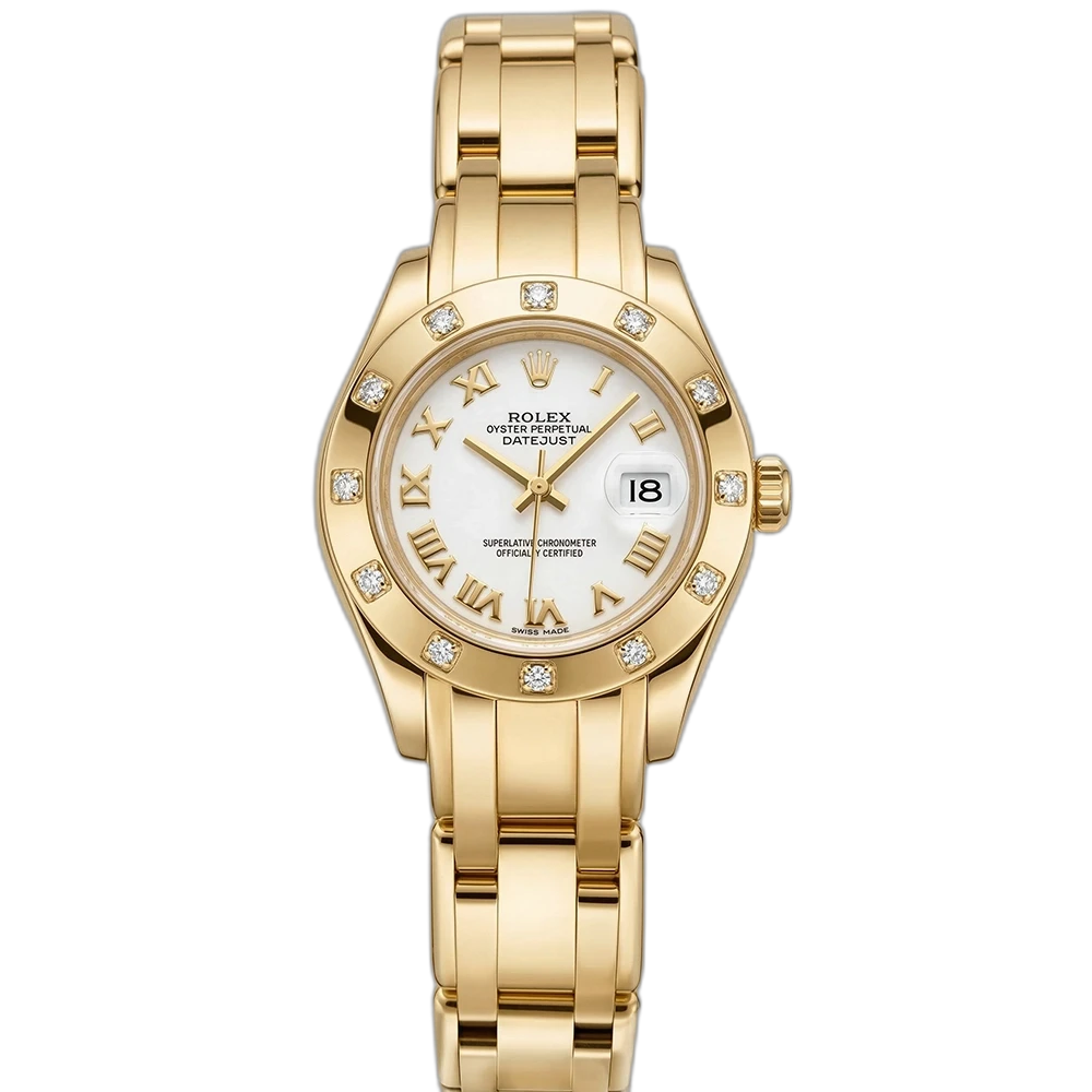 デイトジャスト パールマスター 80318 ホワイトビッグローマン