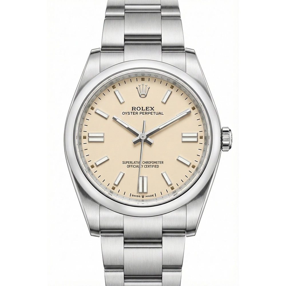 オイスター パーペチュアル 34 124200 ベージュ