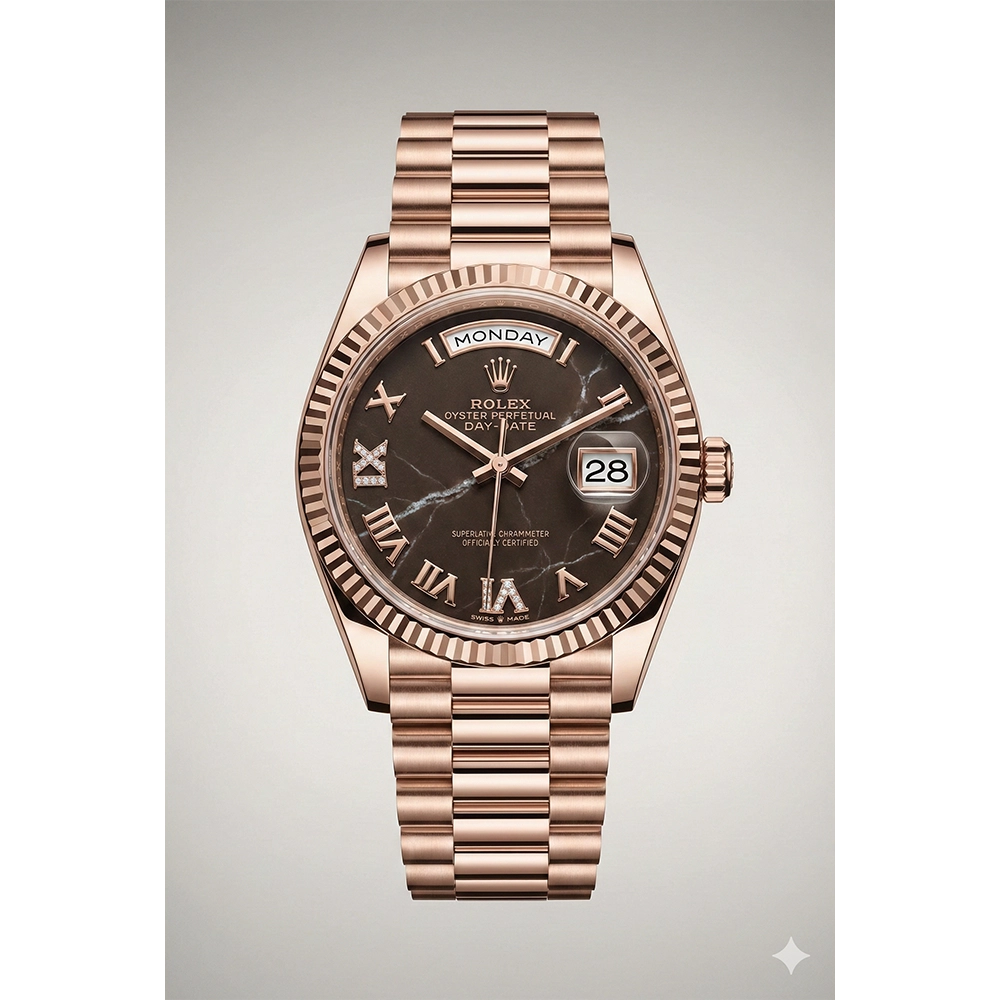 デイデイト 36 128235アイゼンキーゼル VI/IXダイヤ プレジデントブレス