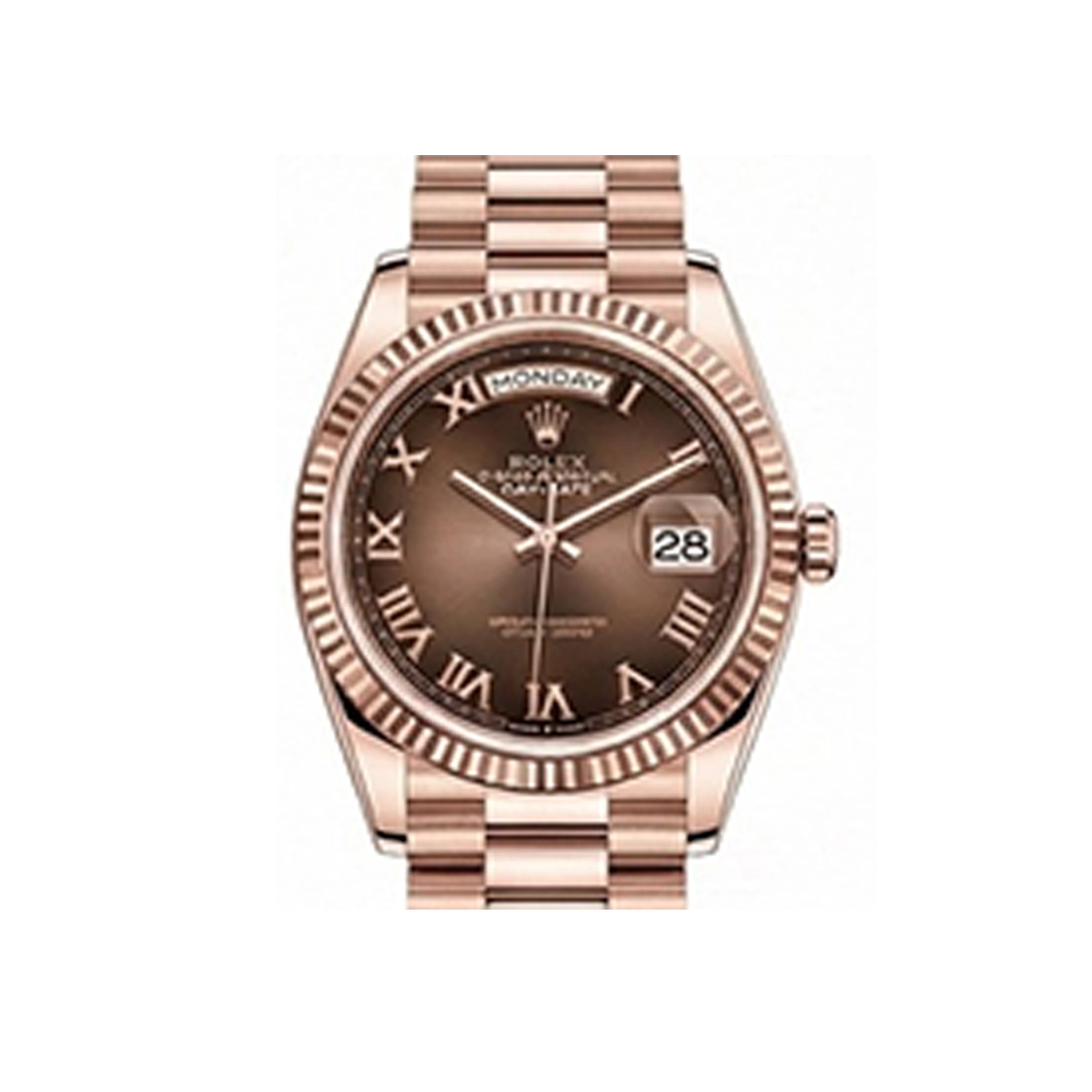 デイデイト 36 128235ブラウンオンブレ ローマン プレジデントブレス