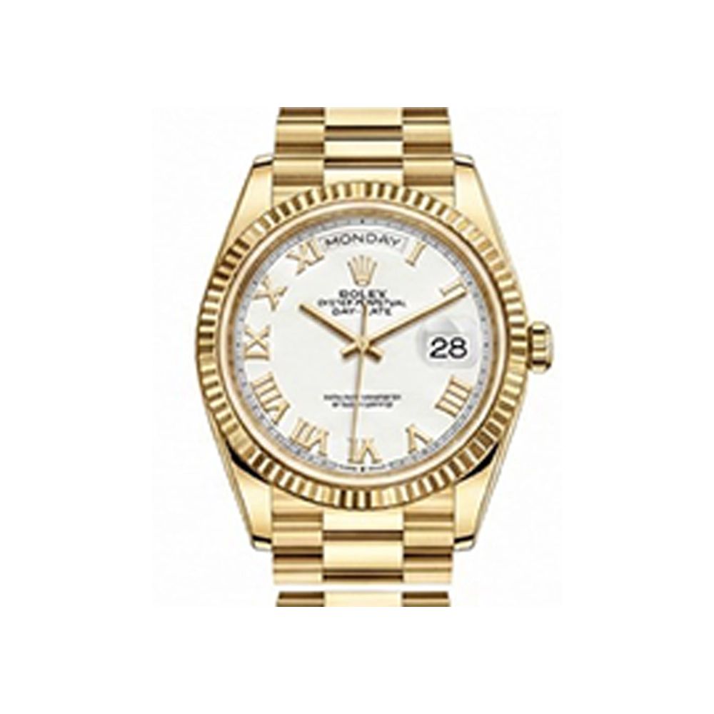 デイデイト 36 128238 ホワイトローマン プレジデントブレス