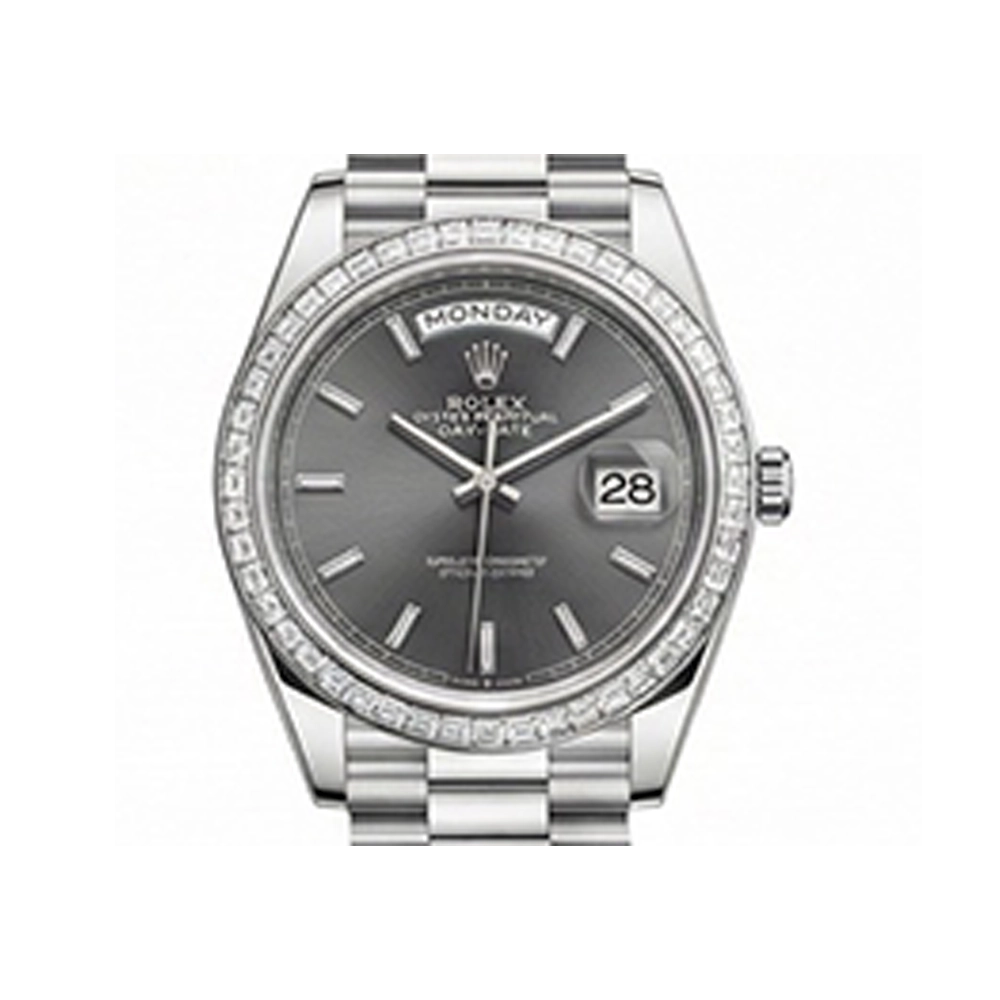 デイデイト 40 228396TBRスレート バーインデックス プレジデントブレス