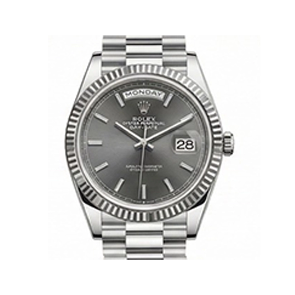 デイデイト 40 228236スレートバーインデックス プレジデントブレス